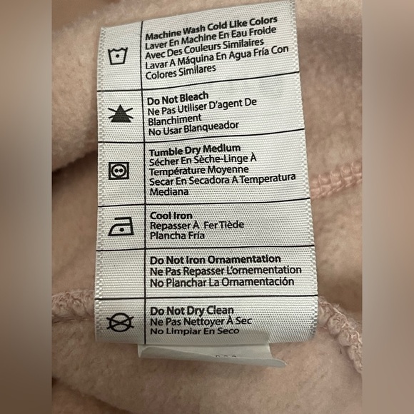 Carhartt Relaxed Fit Midweight Logo Sleeve Hoodie in Dusty Rose Pink Size Small - Picture 6 of 8